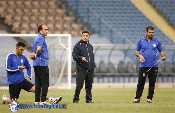 گزارش تصویری از تمرین تیم فوتبال استقلال در ریاض