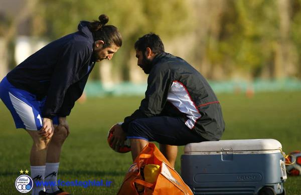 گزارش حاشیه ها و تمرین امروز تیم استقلال تهران