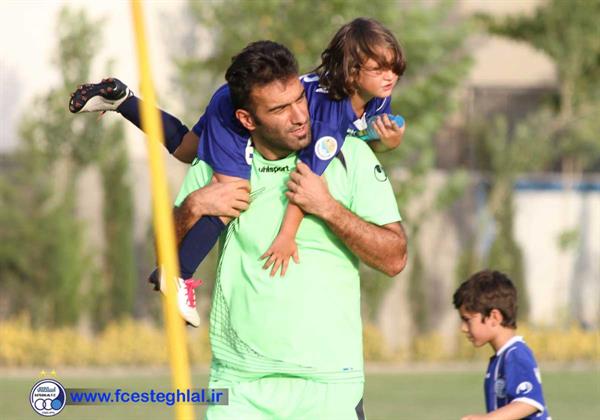 گزارش تصویری از تمرین روز پنجشنبه تیم فوتبال استقلال