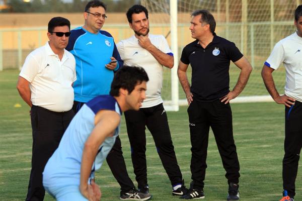 گزارش تمرین تیم فوتبال استقلال تهران