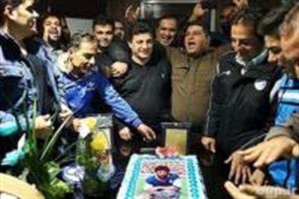 جشن تولد قلعه‌نویی با حضور داماد و پسرش+ عکس