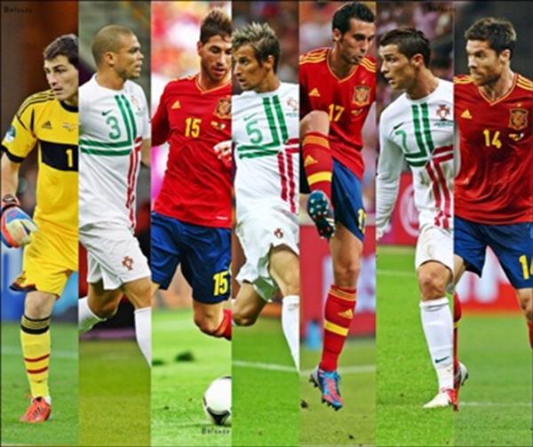جام ملت‌های اروپا ۲۰۱۲ : ترکیب تیم‌های اسپانیا و پرتغال مشخص شد