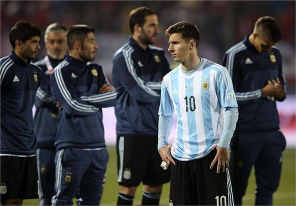 مصدومیت مسی در جریان دیدار دوستانه آرژانتین