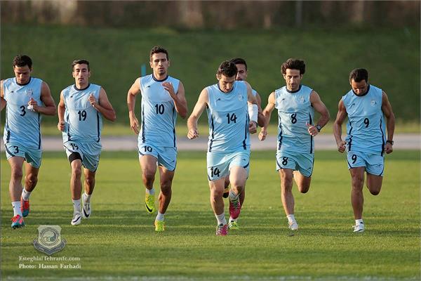 گزارش تمرین امروز تیم استقلال تهران