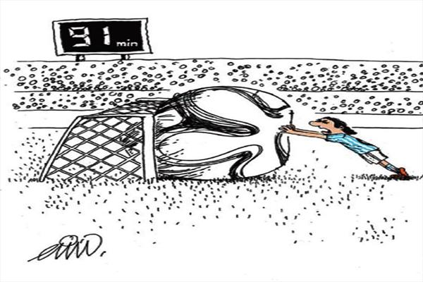 کاریکاتور : گل زورکی آرژانتین!