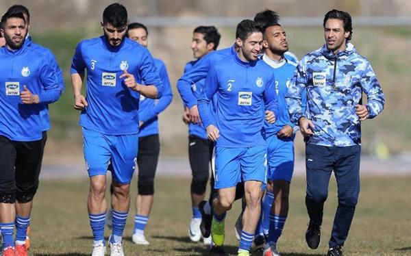 گزارش تمرین استقلال؛ حلقه اتحاد بازیکنان پیش از دیدار مقابل الدوحیل