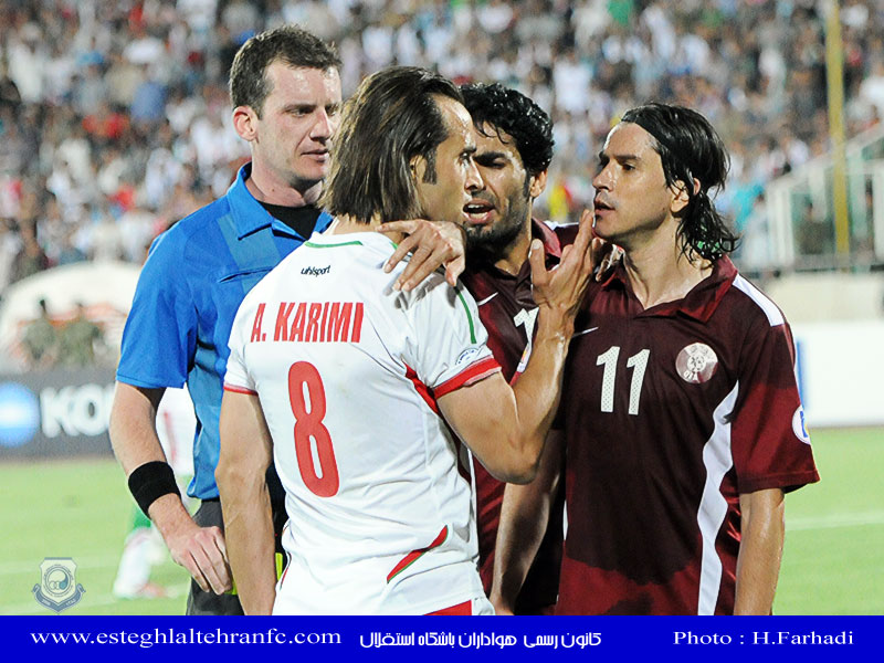 مسابقات انتخابی جام جهانی 2014 برزیل - ایران 0 قطر 0  - 23/03/1391 - درگیری ادامه دارد ...